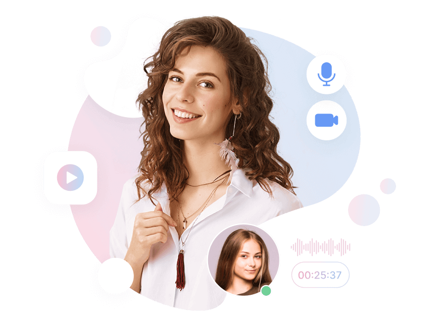 Comunicação ao vivo com mulheres